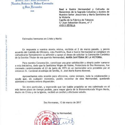 Hermandad De Ntra. Sra. De Valme Coronada De Doshermanas