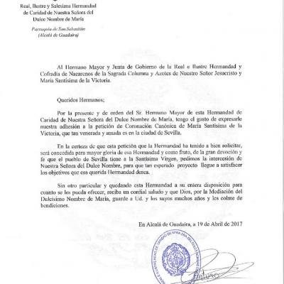 Hermandad Ntra Sra Dulce Nombre De Mara De Alcala De Guadaira